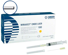 Agujas Mirajet Endo Luer 0,3x40