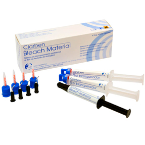 Blanqueamiento Bleach Lab.Clarben 2 Jeringas de 2,5 ml+1 jeringa de 3ml de protector gingival