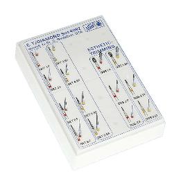 Fresero 4092.314 ET diamante para acabado de composite Komet - Fresero con 14 instrumentos.