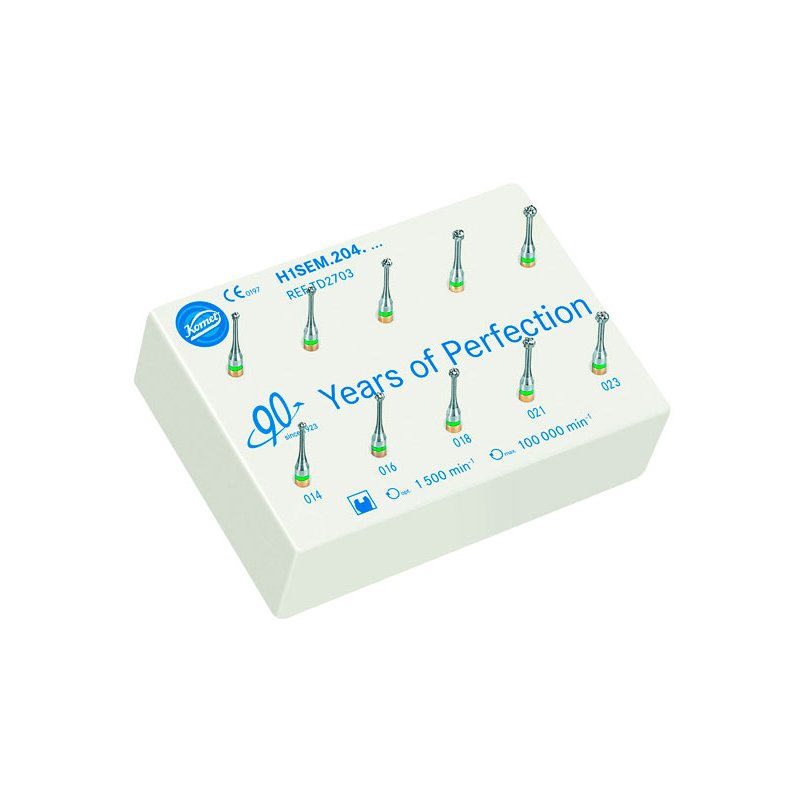 Fresero Komet TD2703-H1SEM  Komet - 10 instrumentos para contra-ángulo.