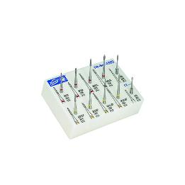 Fresero Periodoncia 4362.204 alisado radicular Komet - Planificación de la raíz. 10 fresas para contra-angulo