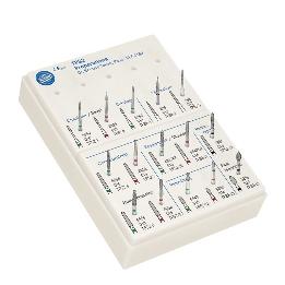 Freseros TPS-2 Dr.Bernard Touati, Paris B.O.P.T preparación inlay coronas y puentes Komet - 15 instrumentos.