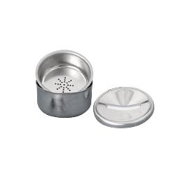 Cubeta desinfección de fresas Royal Dent - Metálico. ø 9 cm  Alto 5 cm