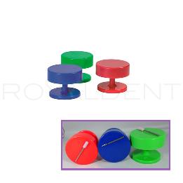 FRESERO MAGNETICO 070115 Mestra - 3 unidades en colores: rojo, verde y azul