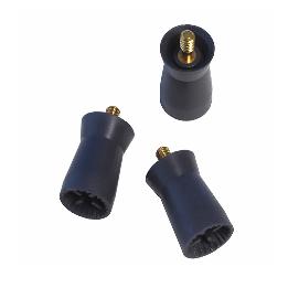 Copas profilaxis forma abanico Gris blanda partición interna con rosca YD051101 Young Innovations - Caja de 144 unidades.