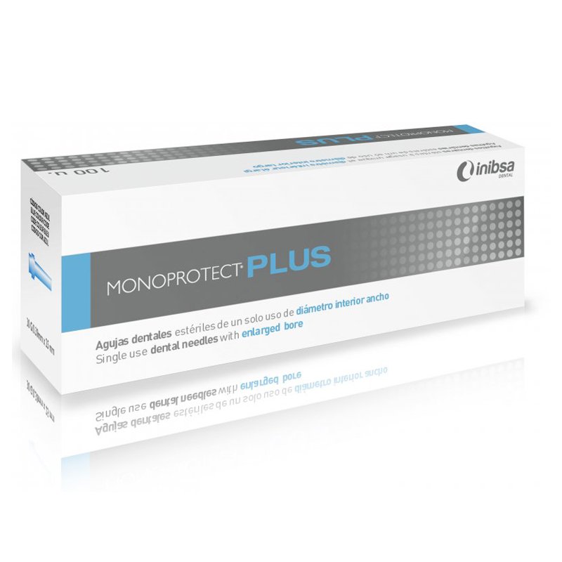 Agujas Monoprotect Plus Inibsa - Caja de 100 unidades.