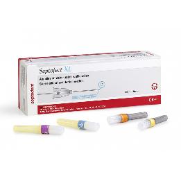 Agujas Septojet XL  Septodont - Caja de 100 unidades.