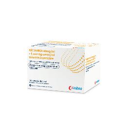 Artinibsa Articaína+epinefrina 4% 1:200.000 Amarilla   Laboratorios Inibsa - Caja de 100 unidades.