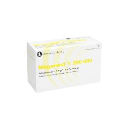 MEGANEST 1:200.000 0,5 amarilla. Articaína+epinefrina. Laboratorios Clarben - Caja de 50 unidades.