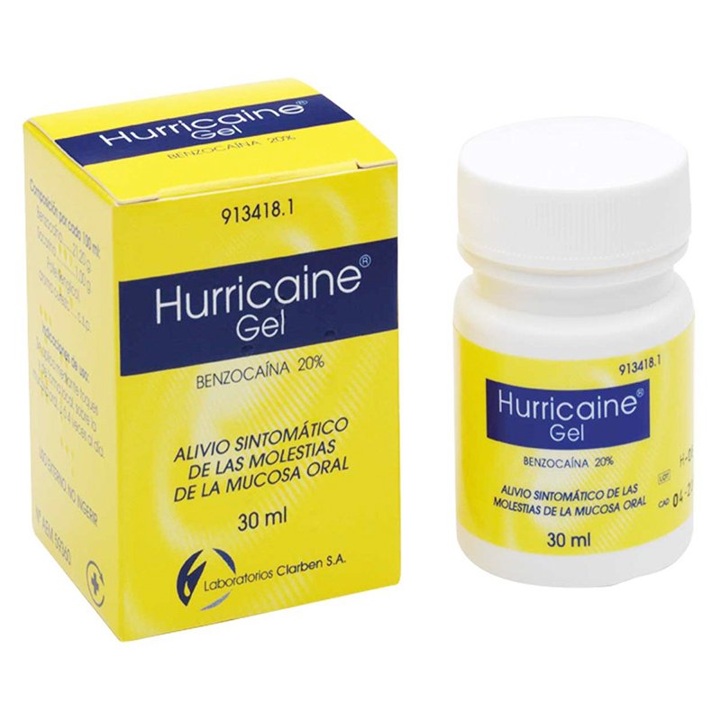 Hurricaine Gel Laboratorios Clarben - Bote de 30 ml.