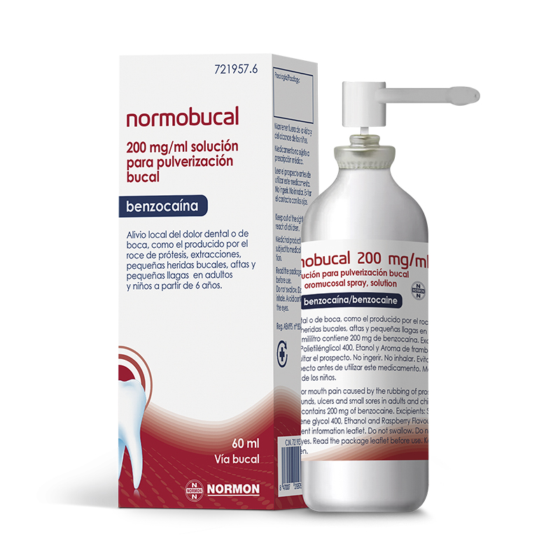 Normobucal Spray 60 ml Laboratorios Normon - Bote de 60 ml.