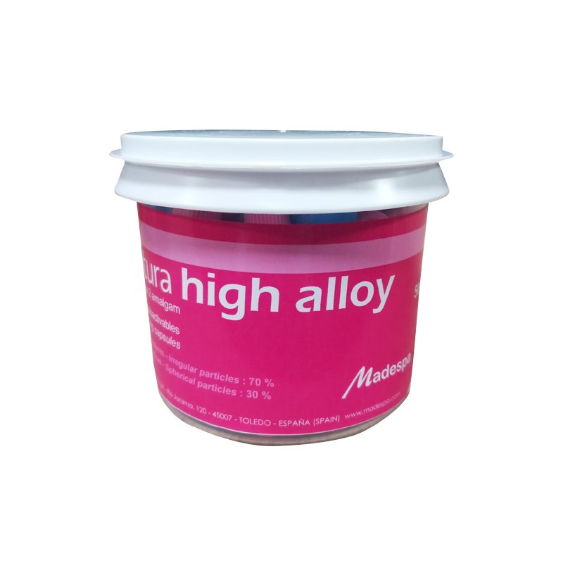 Amalgama Ventura Hight Alloy II dosis  Madespa - 50 cápsulas de 600 mgs.