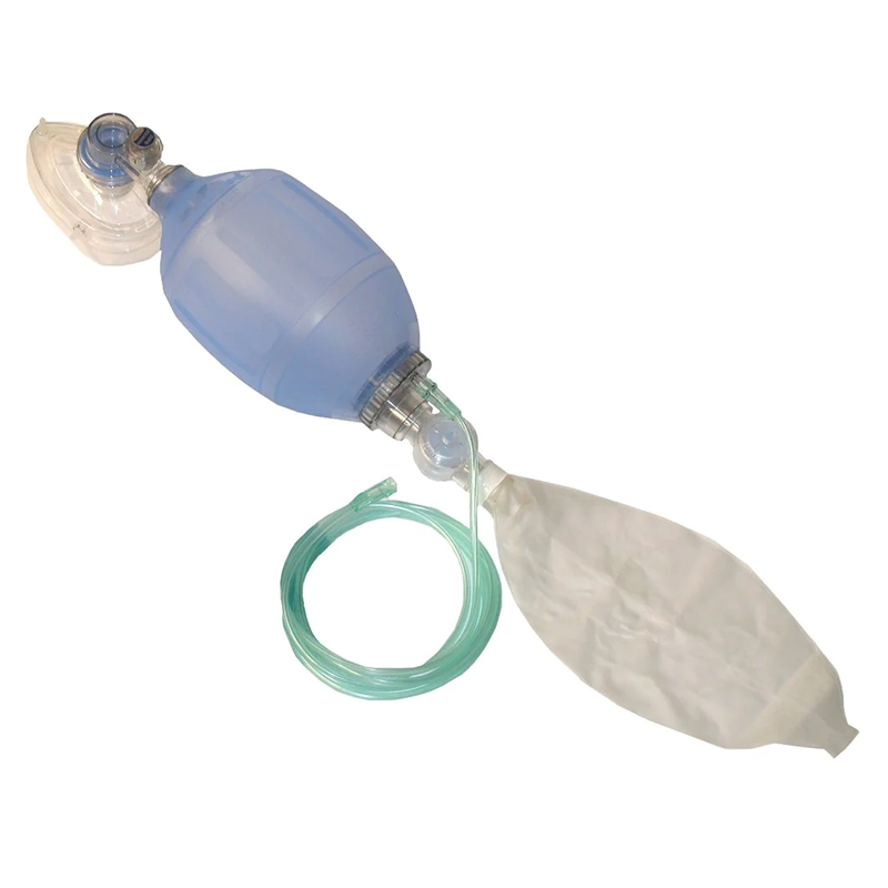 Resucitador de silicona adulto esterilizable StagLife - Mascarillas, reservorio y tubo de oxigeno