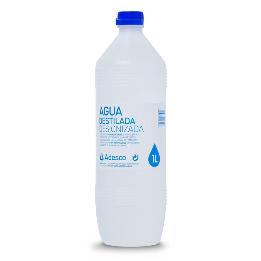 Agua destilada desionizada 1 litro Adesco - 