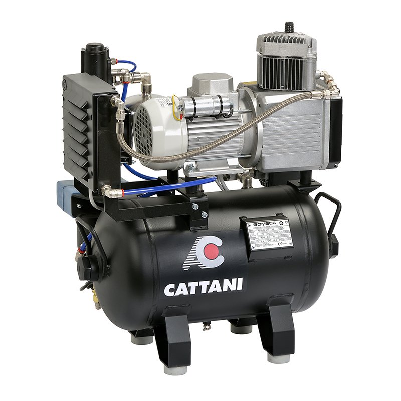 Compresor 1 cilindro AC100 Cattani - con secador