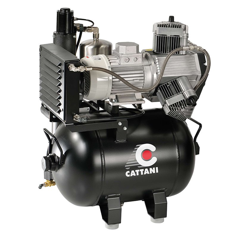 Compresor 3 cilindros con secador AC300 1013330 Cattani - 