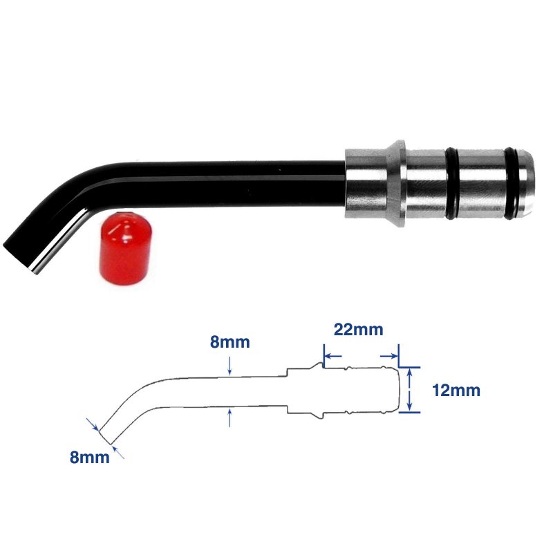 Fibra óptica negra 8 mm DTE Woodpecker - 