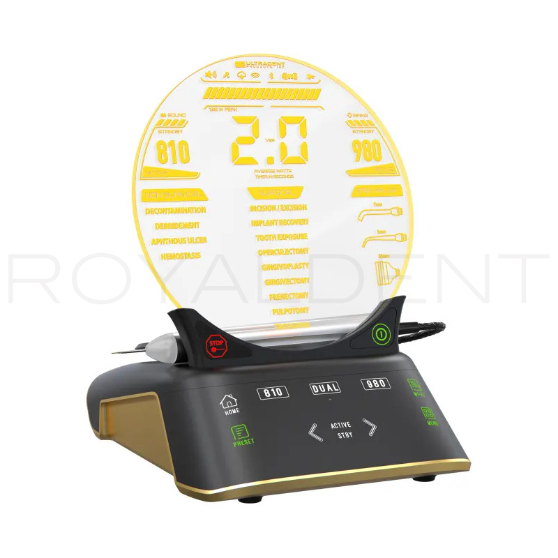 Láser Gemini EVO KIt + (9121)  Ultradent Ultradent - Doble longitud de onda y portencia máxima de 20 vatios.