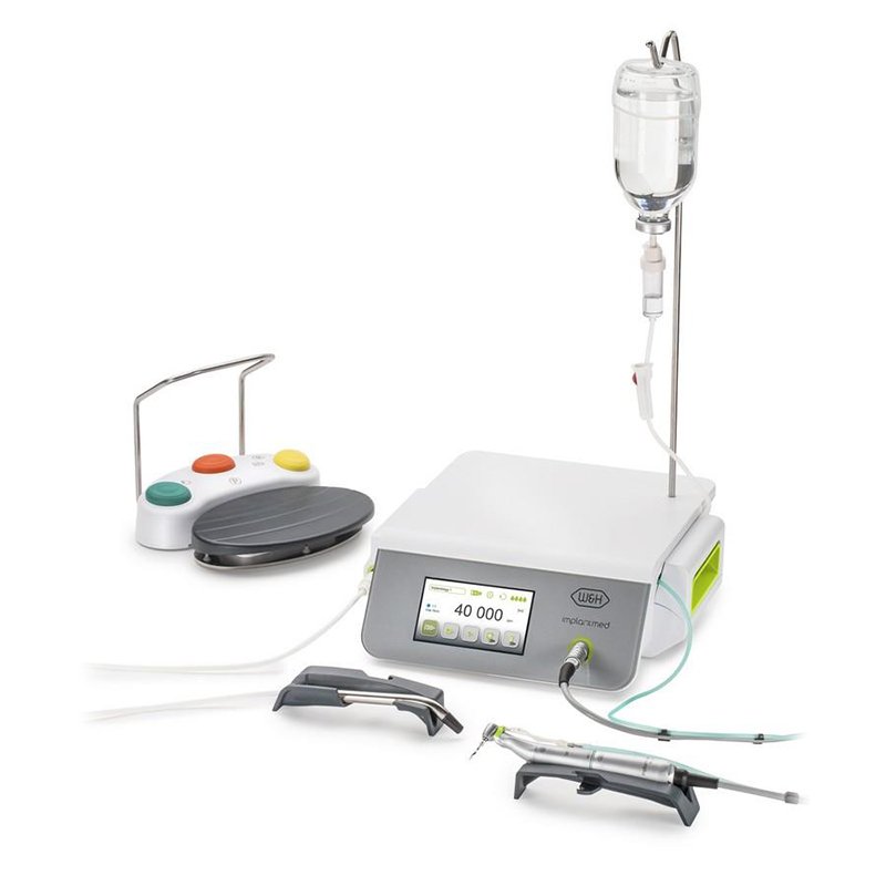 Implantned SI-1023 KIT C-01 W&H - Incluye CA WI-75 E/KM, Contra-ángulo quirúrgico 20:1, NO desmontable