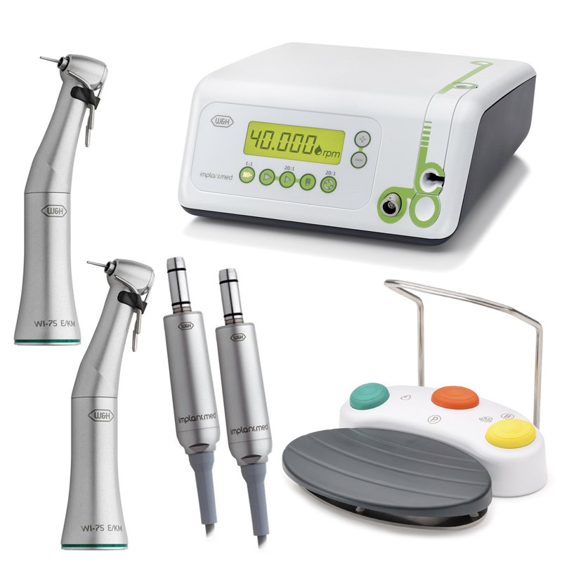 Implantmed SI-923 con pedal SN-1 micromotor EM-19+ CA WI-75E/KM W&H - 