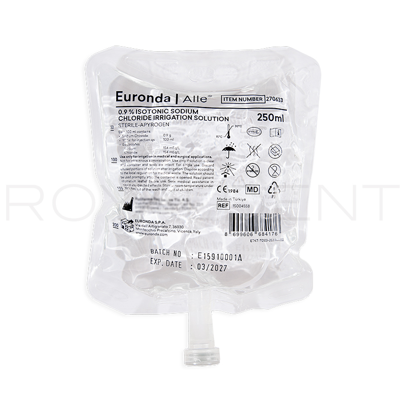 Suero fisiológico 1/4 litro  Alle Euronda - 