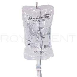 Suero Fisiológico estéril 500ML 0,9% de cloruro de sodio Hygitech - 1 Caja de 15 unidades