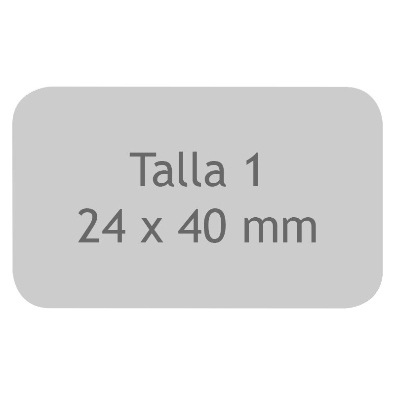 Placa de fósforo talla n 1 24x40mm S00503 para PSPIX Acteon-Satelec - Caja de 6 unidades.