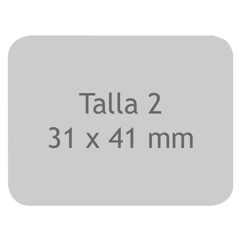 Placa de fósforo talla n 2 31x41mm S00504 Acteon-Satelec - Caja de 6 unidades.