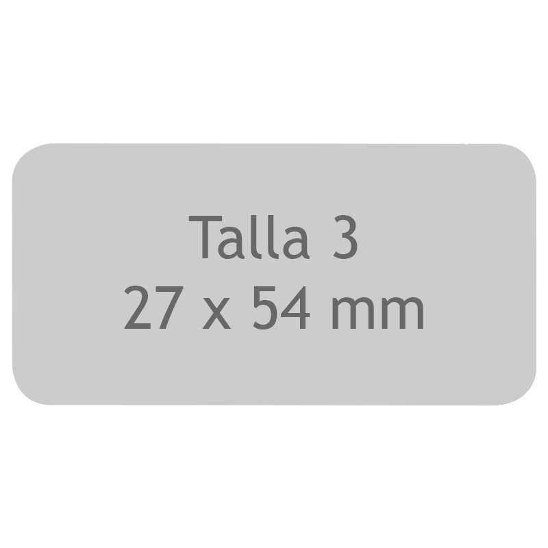 Placa de fósforo talla n 3 27x54mm S00505 para PSPIX Acteon-Satelec - Caja de 6 unidades.