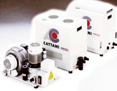 Sistema aspiración Turbojet-2 con separador de amalgama Cattani - Para 2 gabinetes, sin carenado