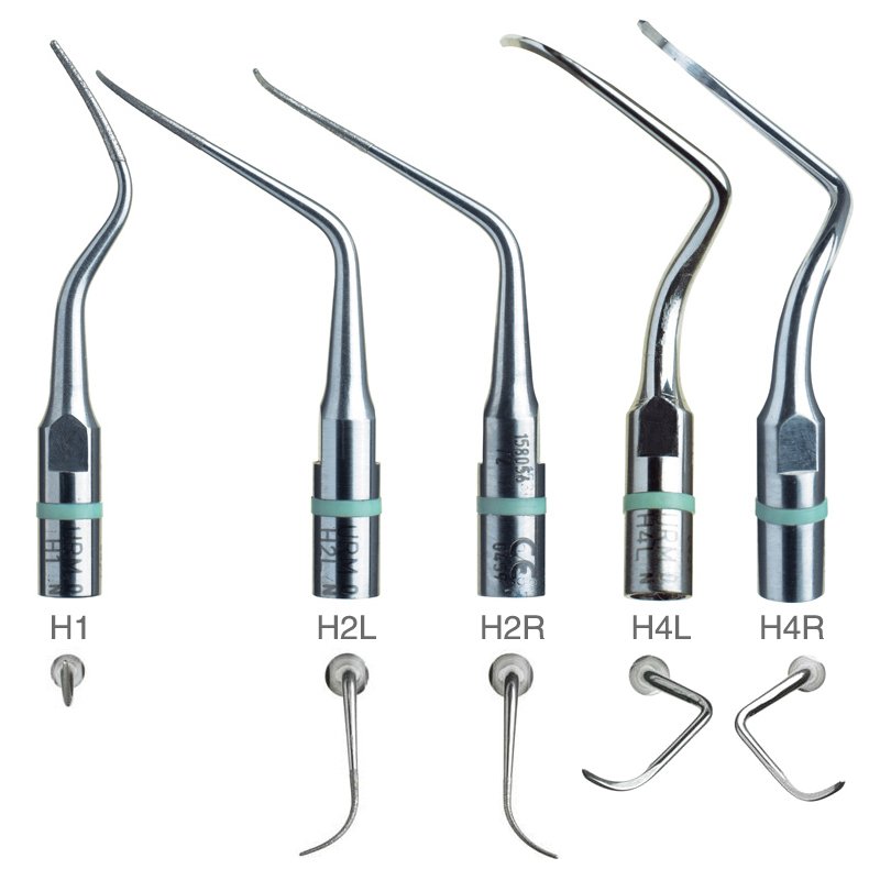 Insert para periodoncia Acteon-Satelec - H1, H2L, H2R, H4L y H4R