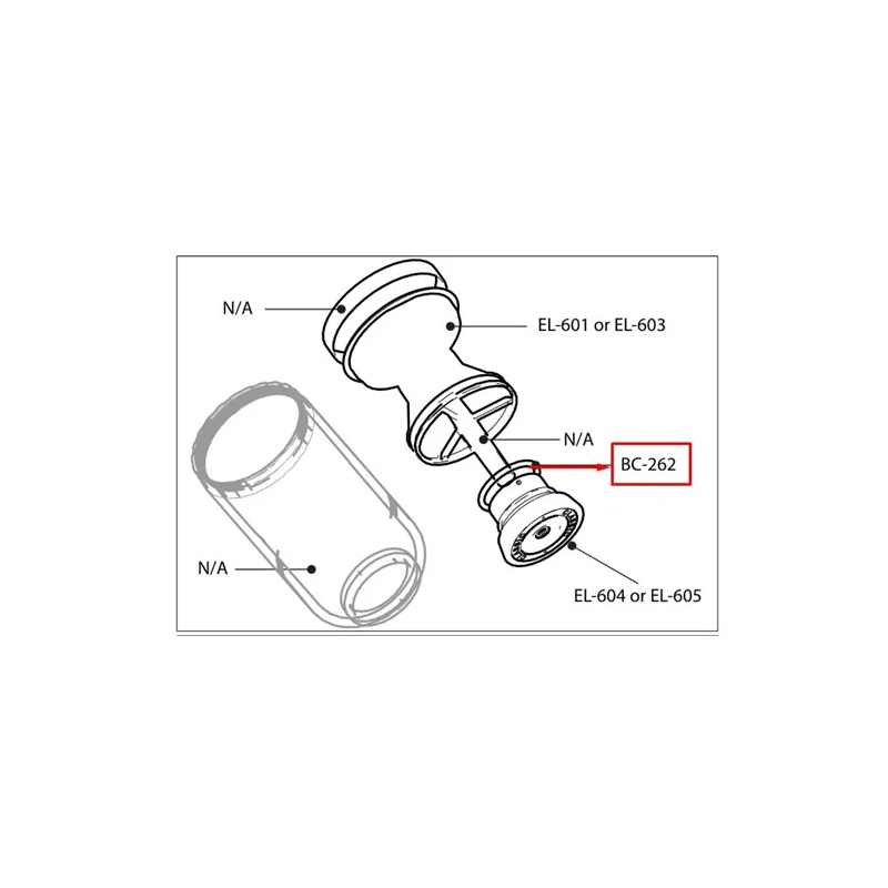 Tapón recipiente Perio AFPM EL-605 EMS - 