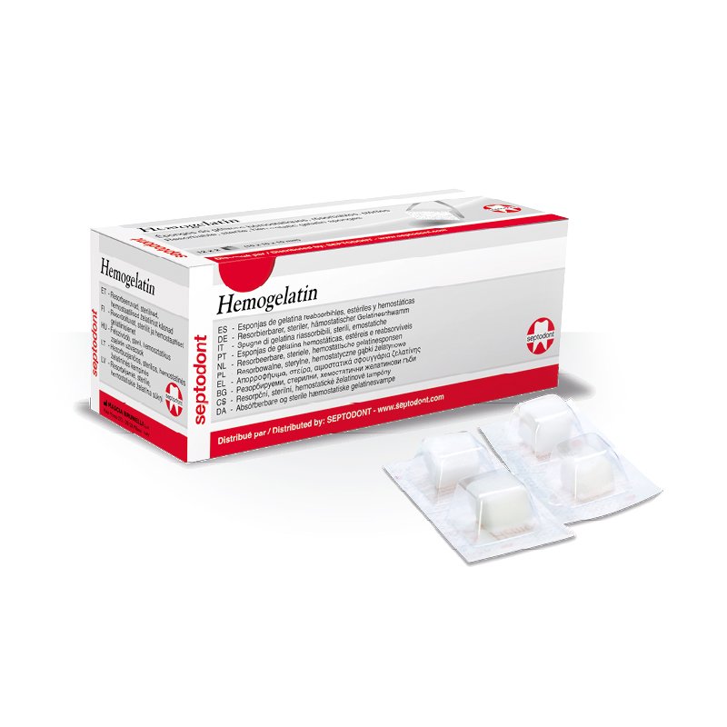 HEMOGELATIN - 10585H  Septodont - Caja de 24 unidades