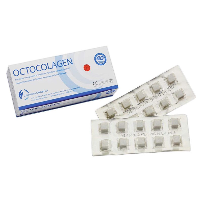 Octocolagen Laboratorios Clarben - 40 unidades esterilizadas individualemente.