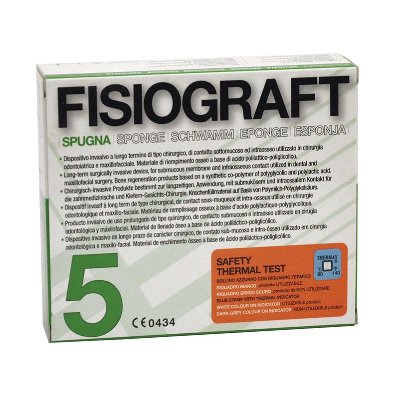 Fisiograft Esponja biomaterial sintético pack ECO Ghimas - 5 monodosis