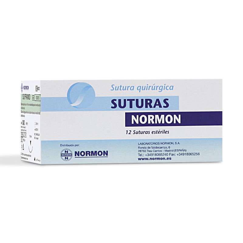 SUTURA NORMON SUPRAMID Laboratorios Normon - Caja de 12 unidades.