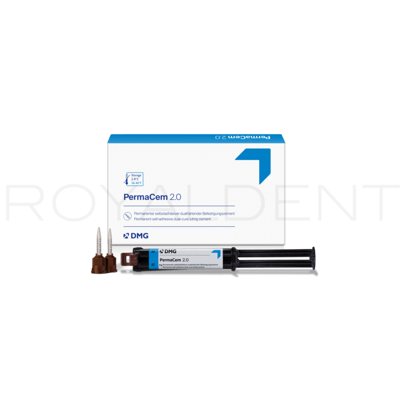 PermaCem 2.0  DMG - 1 jeringa de 9 g, 15 Smartmix Tips y 5 Endo M Tips 
