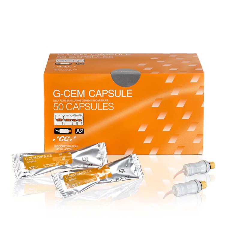 GC-CEM Cemento GC - Caja de 50 cápsulas.