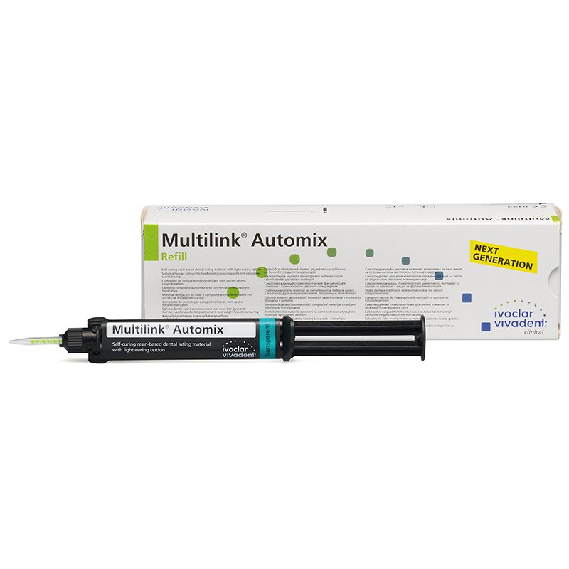 Multilink Automix reposición Ivoclar-Vivadent - Jeringa de 9 grs. + 15 puntas