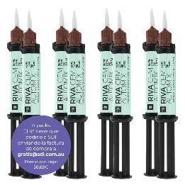 Oferta especial: 3  Riva Cem Automix 2 ( 1 enviado desde SDI ) SDI - Contiene: 3 x (2 jeringas de Riva Cem Automix (4 gm) + 16 puntas mezcladoras )