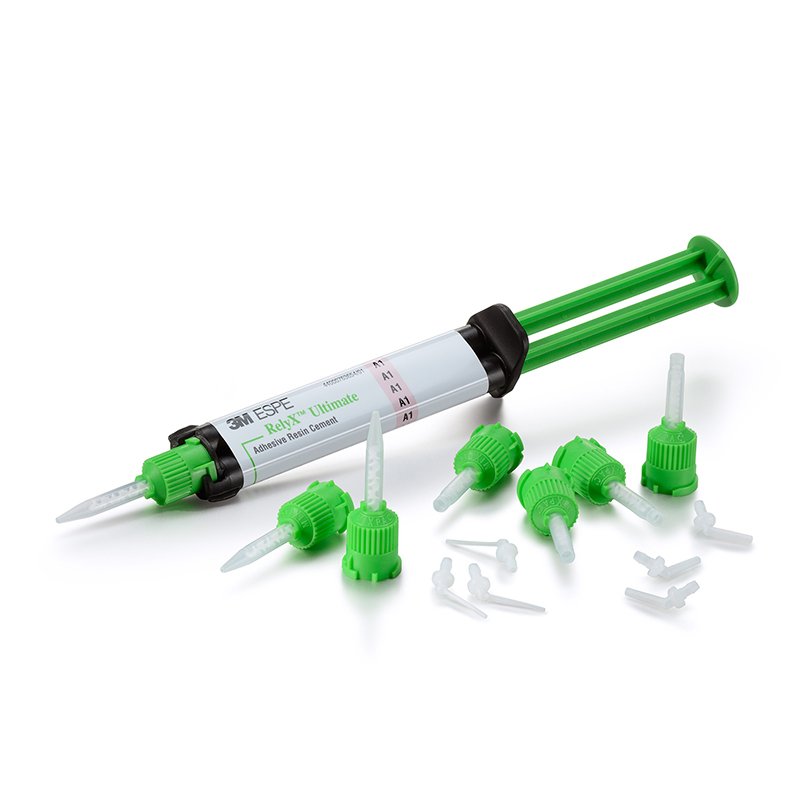 RelyX Ultimate reposición Solventum - 1 jeringa de 8,5 g 10 puntas de mezcla estándar 5 puntas de mezcla anchas 5 puntas intraorales