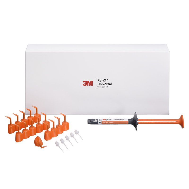 RELYX UNIVERSAL reposición Solventum - 1 jeringa x 3,4 gr + 15 micro puntas de mezcla + 5 puntas endo elongación