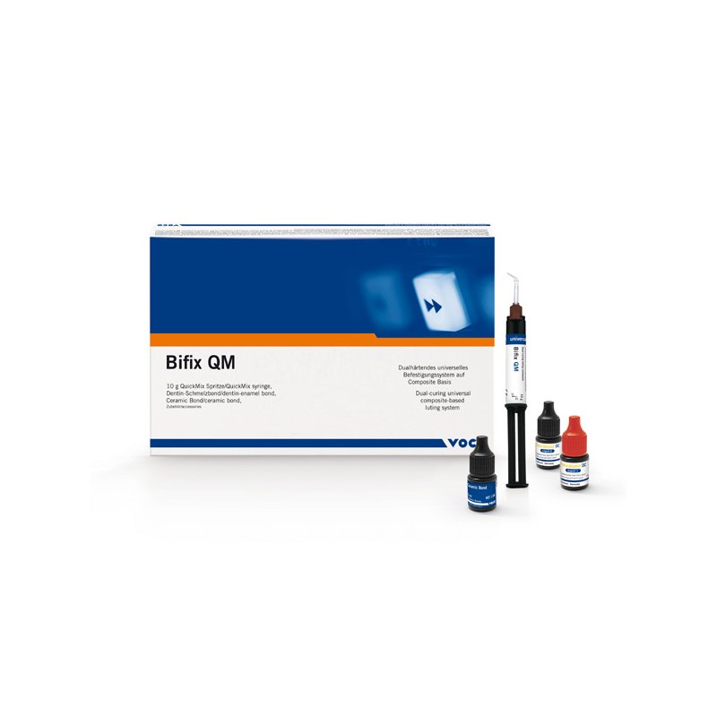 BIFIX QM kit intro - 1217 Voco - Jeringa 10 grs. QuickMix U - universal, Futurabond DC líquido 1 y 2 - 4ml. cada uno, 5 ml Ceramic 