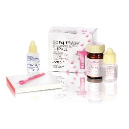 FUJI TRIAGE Polvo+Líquido GC-FUJI - 15 g polvo 8 ml (10 g) + Liquido 5.7 ml (6 g) + Dentin Conditioner + Accessories.