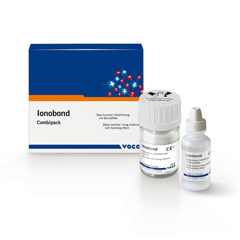 Ionobond polvo+líquido - 1083 Voco - Polvo 10 grs. + líquido 15 ml.