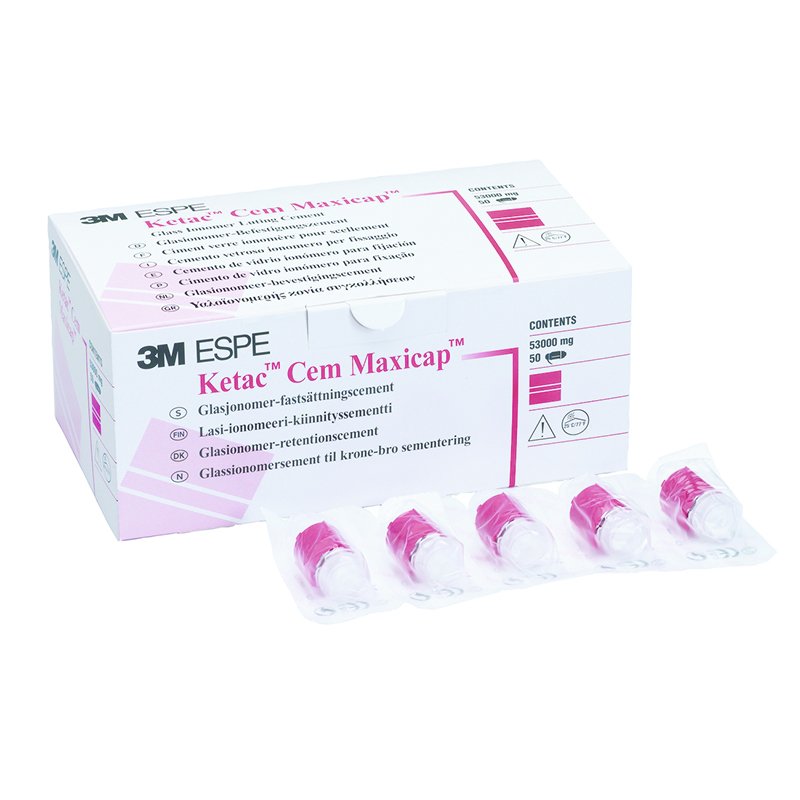 Ketac Cem Maxicap 3M - 50 cápsulas de doble dosis.