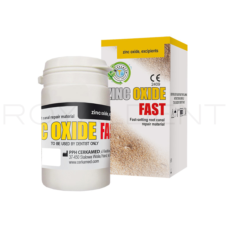 Óxido de Zinc Fast Set Cerkamed - 50 grs