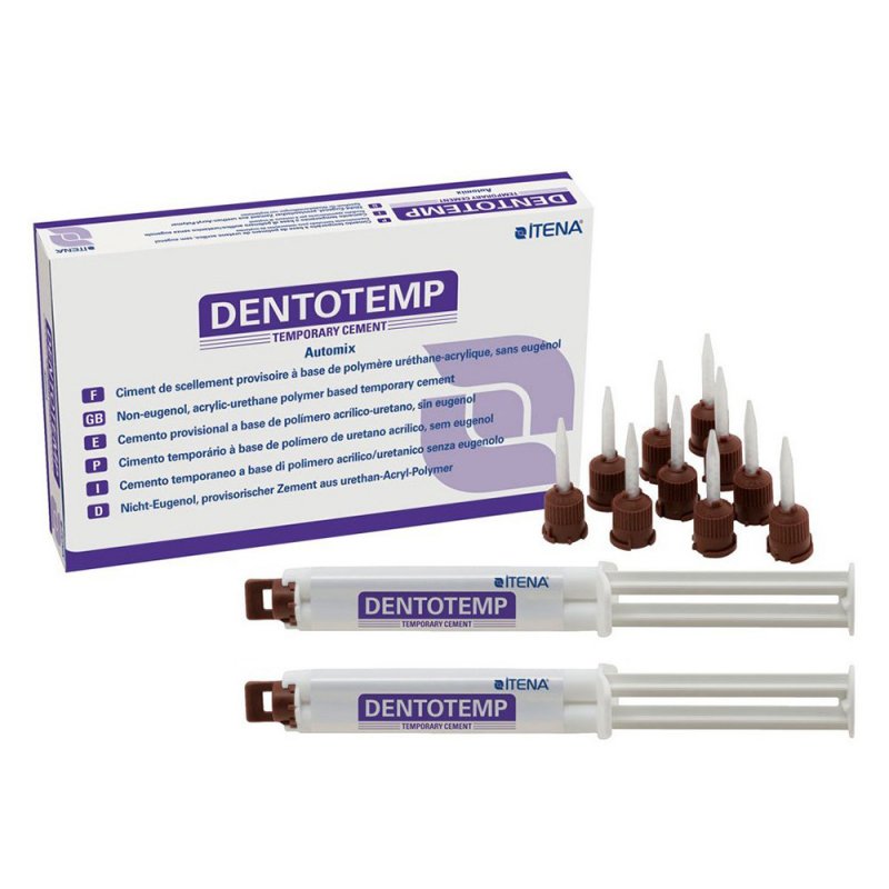 DENTOTEMP Automix reposición Itena - 2 jeringas de 5 ml. + 20 tips mezcladores