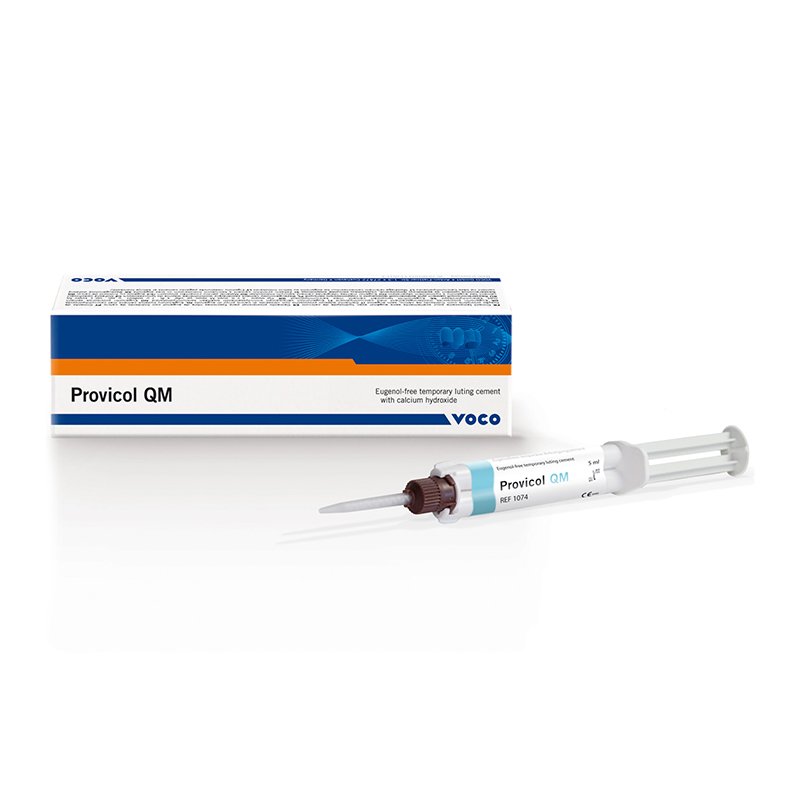 Provicol QM sin eugenol (1074) Voco - Jeringa de 5 ml. en jeringa Quickmix + 10 cánulas.