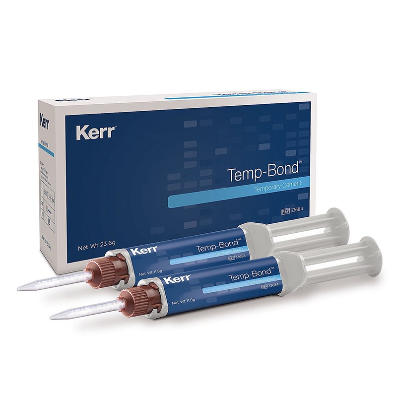 TempBond Automix Original  KerrHawe - 2 jeringas (11,8 g cada una) y 20 puntas mezcladoras